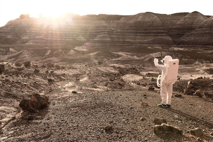 Sony ambassador Julien Mauve’s latest project, Greetings from Mars, uses a series of images to tell a story 