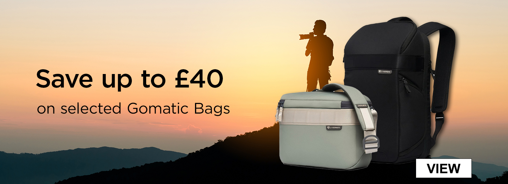 Save up to £40 on Selected Gomatic Bags