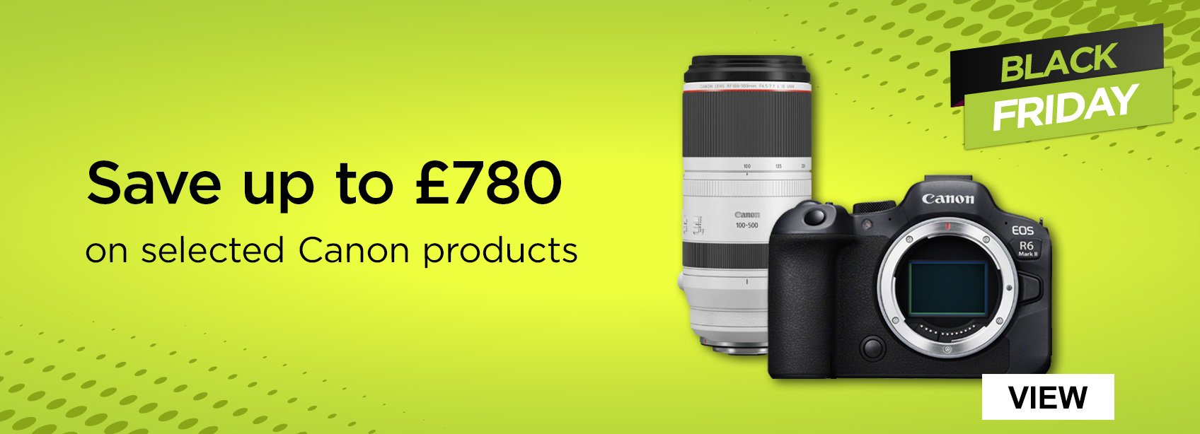 Save up to £780 on selected Canon products