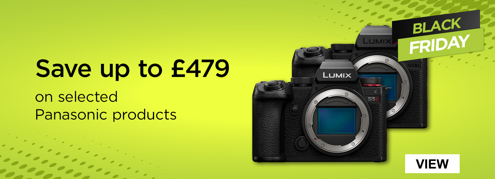 Save up to £479 on selected Panasonic products