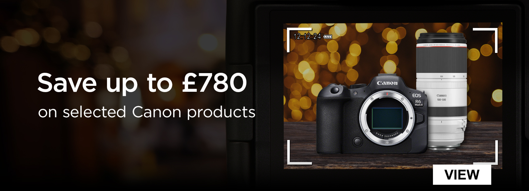 Save up to £780 on selected Canon products