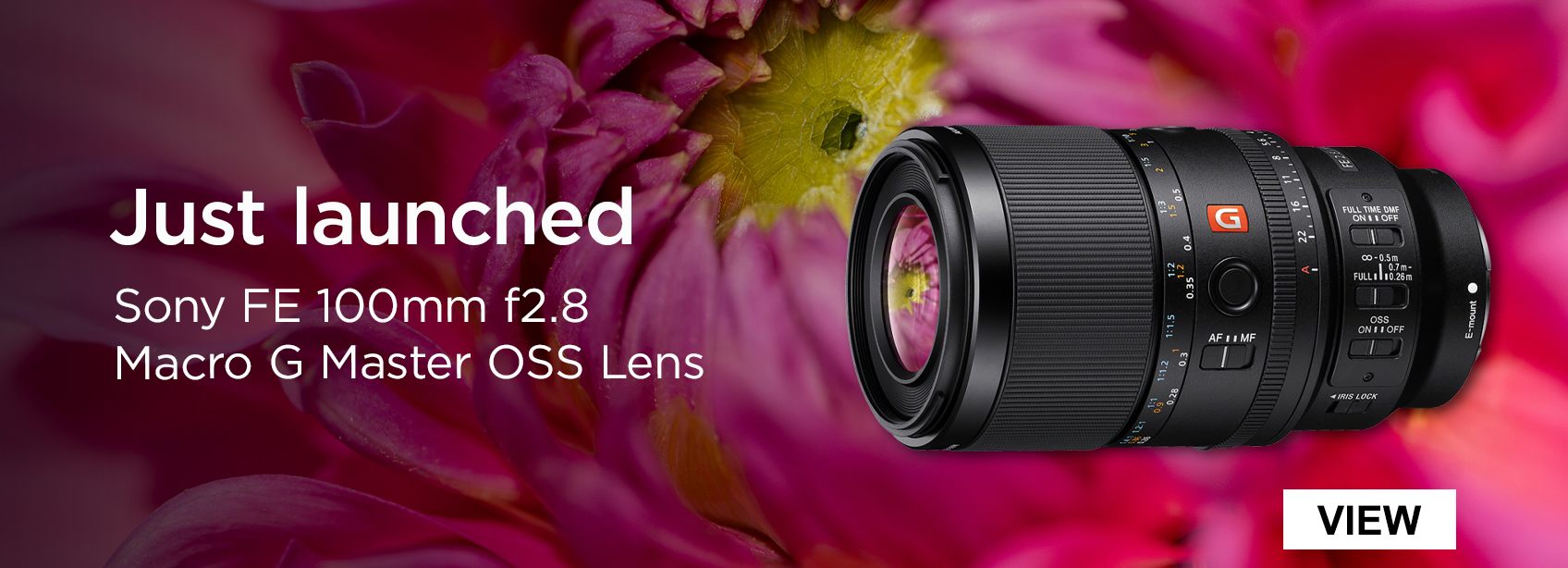 Just Launched Sony FE 100mm f2.8 Macro G Master OSS Lens