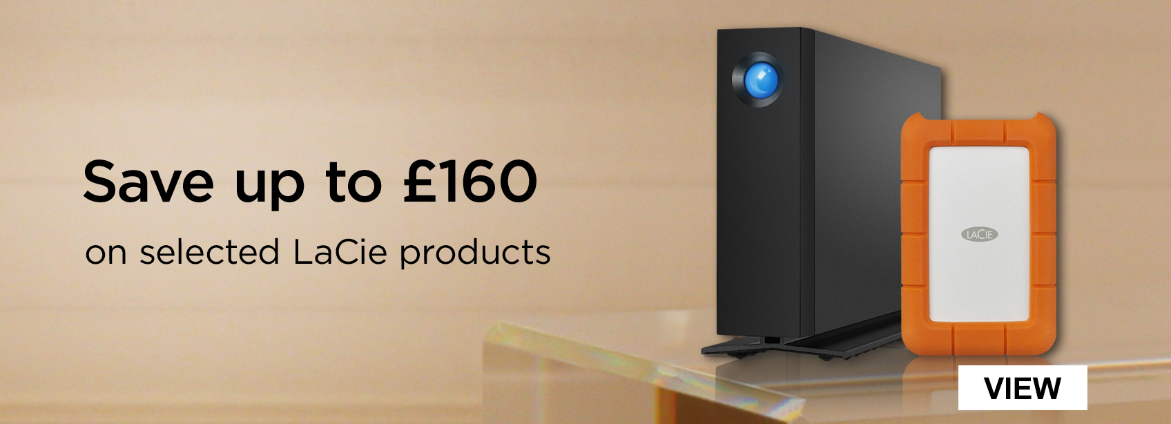 Save up to £160 on selected LaCie products