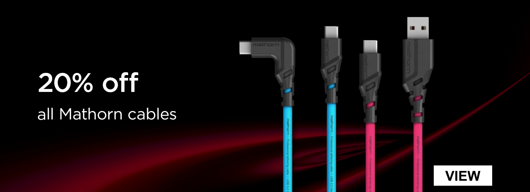 20% off all Mathorn cables