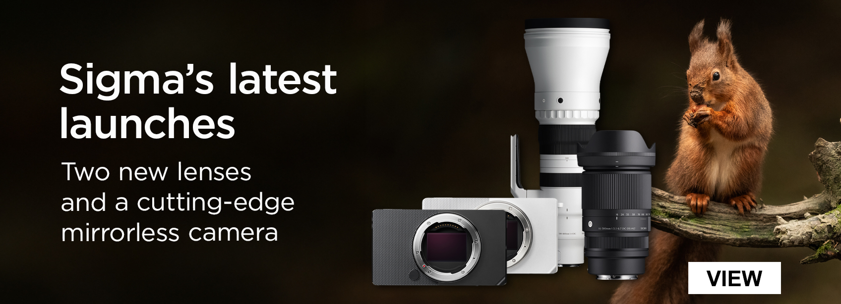 Sigma's latest launches Two new lenses and a cutting-edge mirrorless camera