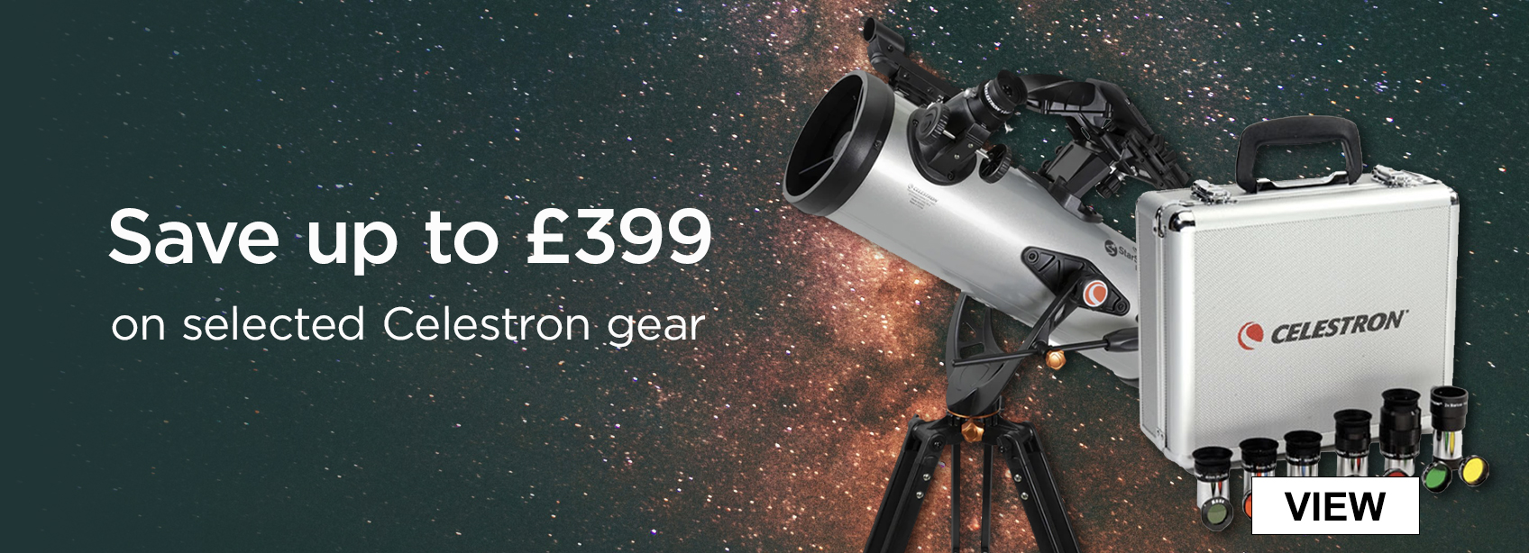 Save up to £399 on selected Celestron gear