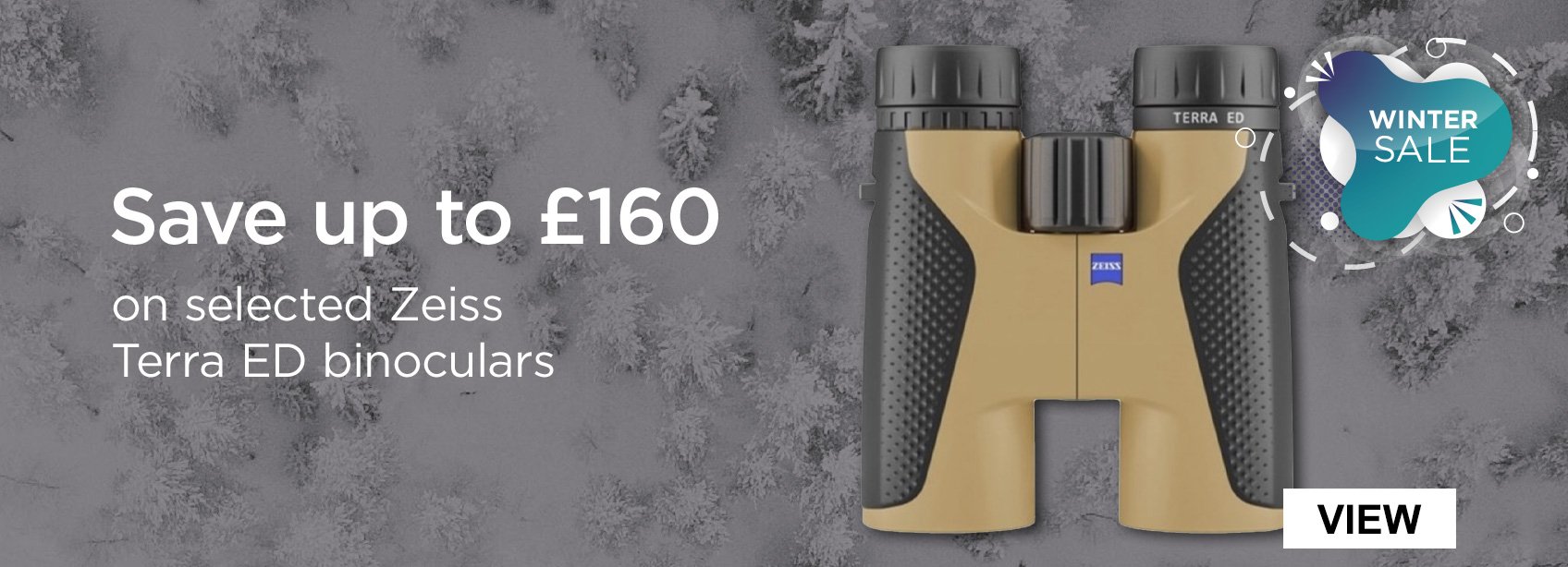 Save up to £160 on selected Zeiss Terra ED Binoculars