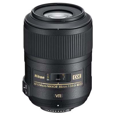 Nikon 85mm f3.5 G ED AF-S VR DX Micro Nikkor Lens