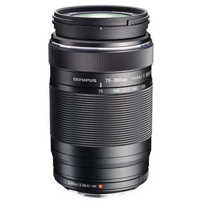 Olympus 75-300mm f4.8-6.7 II M.ZUIKO ED Micro Four Thirds Lens - Black