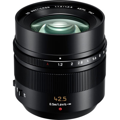 Panasonic 42.5mm F1.2 ASPH Leica DG Nocticron O.I.S. Lens