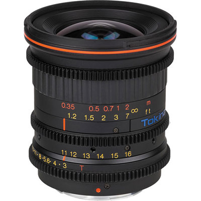 Tokina 11-16mm T3 ATX Cinema Lens - Canon Fit