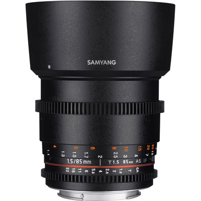 Samyang 85mm T1.5 AS IF UMC II VDSLR Lens - Canon Fit