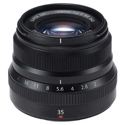 Fuji 35mm f2 R WR Fujinon Lens - Black