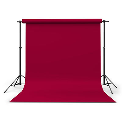 Calumet Crimson 1.35m x 11m Seamless Background Paper
