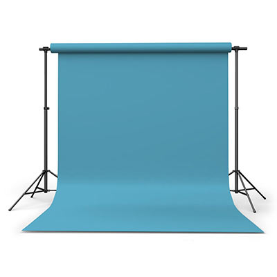 Calumet Sky Blue 1.35m x 11m Seamless Background Paper