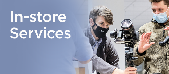 Wex Photo Video In-store services